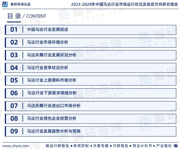 智研咨询—中国马达行业市场开云真人分析及发展前景预测报告（2023版）(图3)