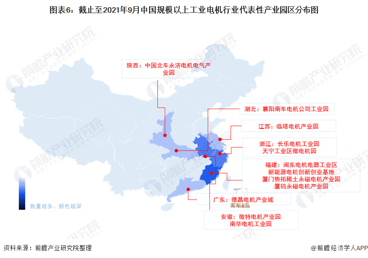 【干货开云真人】工业电机行业产业链全景梳理及区域热力地图(图7)